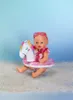 MGA BABY born Schwimm-Set Einhorn 43cm Náhľad obrázku produktu 12