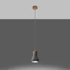 Lampa wisząca z betonu architektonicznego QUBIC szara Podgląd zdjęcia produktu 17