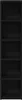 vidaXL CD-Regale 2Stk. Schwarz Eichen-Optik 21x16x93,5cm Produktbild-Vorschau 5