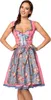 Dirndline - Verträumtes Dirndl mit Denim - XL - Produktbild-Vorschau 3