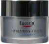 A close-up studio shot of a Eucerin Hyaluron-Filler day cream jar. Anteprima dell’immagine prodotto