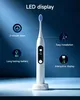 Brosse à dents électrique sonique blanche avec écran LED, Voir les images du produit 4