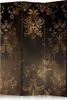 Parawan dwustronny Kwiaty 135x172 cm 3-częściowy zielony Podgląd zdjęcia produktu 1