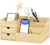 HOMCOM Bureauorganizer, opbergbox, kantoorkast met 2 lades Productafbeelding-voorbeeld 1