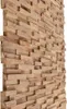 vidaXL 3D-Wandverkleidung 10 Stk. 1,08 m² Massivholz Teak Produktbild-Vorschau 2