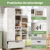 Aufbewahrungsschrank 80x40x180, verstellbare Böden, Produktbild-Vorschau 2