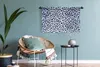 MuchoWow® Wandteppich Wandbehang Panther Druck - Blau - Produktbild-Vorschau 5