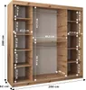 Kleiderschrank, Schiebetürenschrank Schlafzimmer, Schrank Produktbild-Vorschau 7