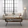 FineBuy Retro stolik kawowy Sheesham lite drewno 100cm - Podgląd zdjęcia produktu 3