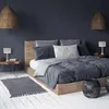 Relaxdays Tischlampe, 2er Set, Glasfuß, Stoffschirm, E27, Produktbild-Vorschau 2
