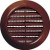 priemer otvoru 60 mm hnedá okrúhla dverová vetracia mriežka Náhľad obrázku produktu 1