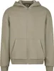 Hommes Urban Classics Fluffy Zip Hoody paleolive - XS Voir les images du produit 1