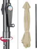 Kingsleeve Ombrellone 300 cm UV 80+ con Manovella Anteprima dell’immagine prodotto 8