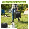 Mini Bollerwagen Faltbar bis 100 kg – Handwagen Klappbar Produktbild-Vorschau 4