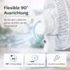 Stolný ventilátor s osciláciou 90° – Tichý ventilátor s 3 Náhľad obrázku produktu 4