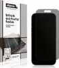 A product package for a screen protector is shown next to a smartphone with the screen protector applied. Produktbild-Vorschau
