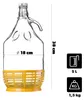 KADAX Weinballon, Glasballon für Wein, Weinfass aus glas, Produktbild-Vorschau 2