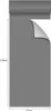 20 Tischläufer 40cm x 120cm grau Vlies CHIC Airlaid Produktbild-Vorschau 3