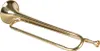 A brass cavalry trumpet is shown against a white background. Produktbild-Vorschau