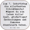 Mr. & Mrs. Panda Untersetzer Glas Spruch 7. Geburtstag - Produktbild-Vorschau 1