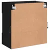 vidaXL TV-Wandschrank mit LED-Leuchten Schwarz 58,5x30x60,5 Produktbild-Vorschau 11