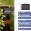 Gartenstecker Schieferschild 12er Set 10x40x4,5cm Edelstahl Produktbild-Vorschau 2