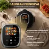 Extralink Glass Air Fryer Friteuse à air chaud 4 L, 60–200 Voir les images du produit 5