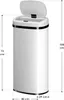Juskys Automatik Mülleimer mit Sensor 70L rechteckig - Produktbild-Vorschau 3