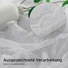 CMYbabee Gardinen Spitze-Wunderschöne Grau Blumen Bestickte Produktbild-Vorschau 4