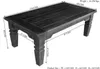 MASSIVMOEBEL24.DE Couchtisch Akazie 110x60x40 nougat Produktbild-Vorschau 5