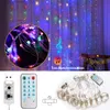 LED Lichterkette Lichtervorhang Innen 3X3m, LED Vorhang USB Produktbild-Vorschau 3