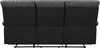 Relax-Sofa "Lincoln" - 3-Sitzer - Schwarz / Dunkelgrau Produktbild-Vorschau 6