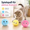 Interaktive Katzenbälle mit Tiergeräuschen – 3er Set Produktbild-Vorschau 2