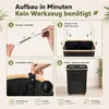 Pfandflaschensammler 160L mit 2 Fächern, Deckel, Rollen, 2 Produktbild-Vorschau 10