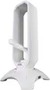 A white gaming headphone stand with RGB lighting. Produktbild-Vorschau