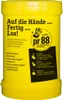 A yellow container with product information and branding. Produktbild-Vorschau