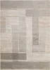 A flat lay of a rectangular rug with a geometric pattern. Voir les images du produit
