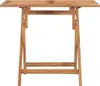 A wooden folding table is shown against a white background. Náhled obrázku produktu
