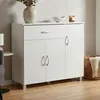 FineBuy Bílá komoda SETE 90 x 75 x 30 cm Skříňka s 1 Náhled obrázku produktu 1