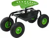 Gartenscooter mit Ablage Stahl 150 kg Sitzhöhe 44-52 cm Produktbild-Vorschau 1