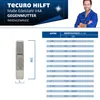 tecuro Gegenmutter kantig Edelstahl V4A (AISI 316), IG 1 Produktbild-Vorschau 3