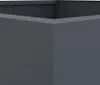 A close-up view of the corner of a dark gray planter box. Anteprima dell’immagine prodotto