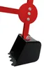 Axi Dean Juguete excavadora - Rojo/Negra | Excavadora con Vista previa de la imagen del producto 7