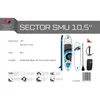 F2  SUP Stand Up Paddle Board Sector SMU 320cm 10,5 Blau Produktbild-Vorschau 6