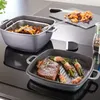 STONELINE® Multifunktions Bräter Eckig 28 cm | mit Deckel Produktbild-Vorschau 9