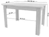 Esstisch ausziehbar 120-160 x 80 cm rechteckig mit Produktbild-Vorschau 5