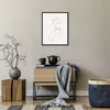 Gerahmtes Poster - Schwarzer Rahmen - Linie Linie Frau - Produktbild-Vorschau 7