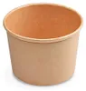 100x Eisbecher aus Kraftpapier braun Ø75mm 125 ml Produktbild-Vorschau 1