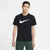 Nike M Nsw Tee Icon Swoosh Black/White Black/White L Produktbild-Vorschau 4