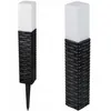4er Set LED Solar Gartenleuchten Rattan Optik – Produktbild-Vorschau 4